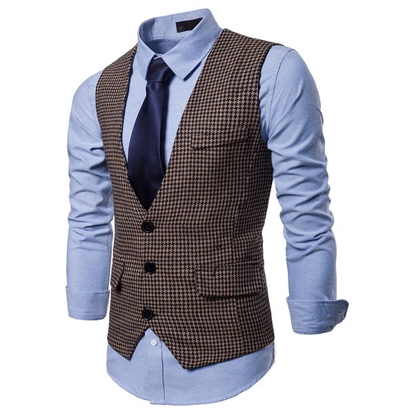 New Arrival Mens Vests Striped Slim Fit Waistcoat Sleeveless Jacket Mens Double Breasted Vest Suit British Vintage Blazer S-XXL
New Arrival Mens Vests Striped Slim Fit Waistcoat Sleeveless Jacket Mens Double Breasted Vest Suit British Vintage Blazer S-XXL