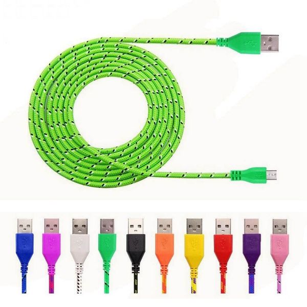 

1M 2M 3M нейлон плетеный Micro USB кабель синхронизация данных быстрая зарядка Type-c кабел