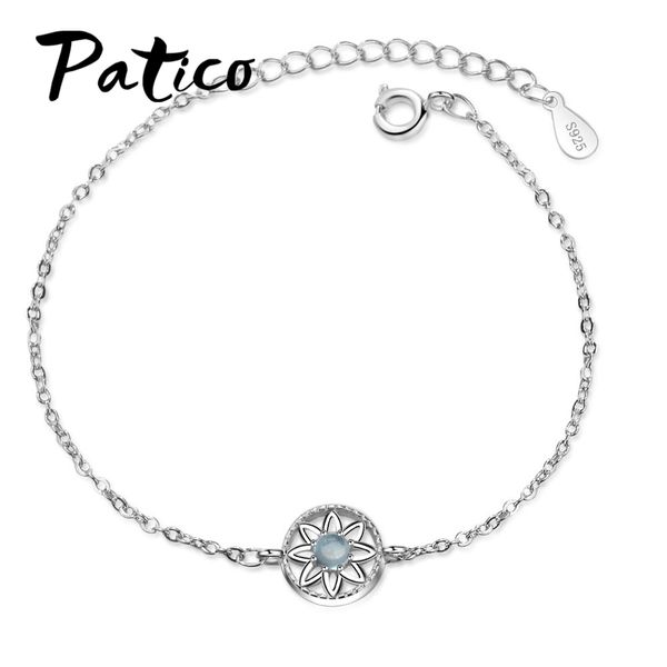 patico trendy jewelry accessory bracelets 925 sterling silver flower pendant lobster bunckler hand chain ing, Black
patico trendy jewelry accessory bracelets 925 sterling silver flower pendant lobster bunckler hand chain ing, Black