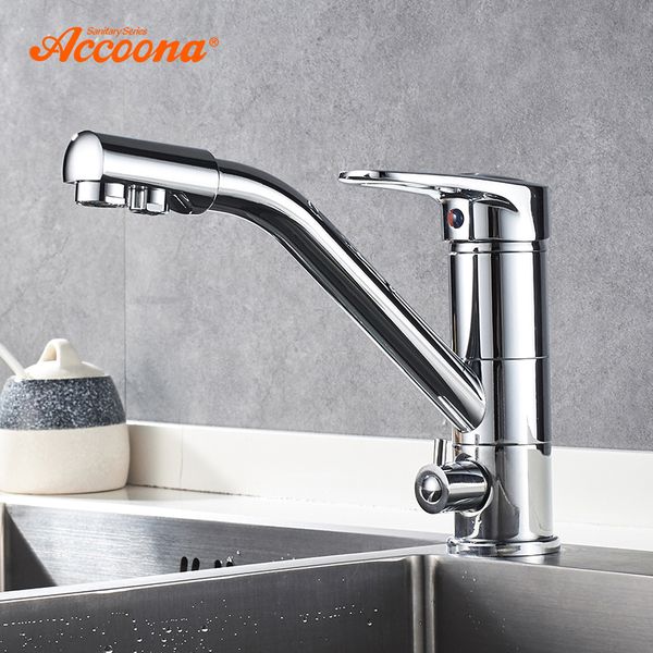 accoona kitchen faucet 360 degree rotation with water purification features single handle double hole kitchen faucets a5179-2
accoona kitchen faucet 360 degree rotation with water purification features single handle double hole kitchen faucets a5179-2