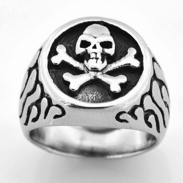 fanssteel stainless steel punk vintage mens or womens jewelry flame cross bones skull skeleton ring gift for brothers sisters fsr14w98, Silver
fanssteel stainless steel punk vintage mens or womens jewelry flame cross bones skull skeleton ring gift for brothers sisters fsr14w98, Silver