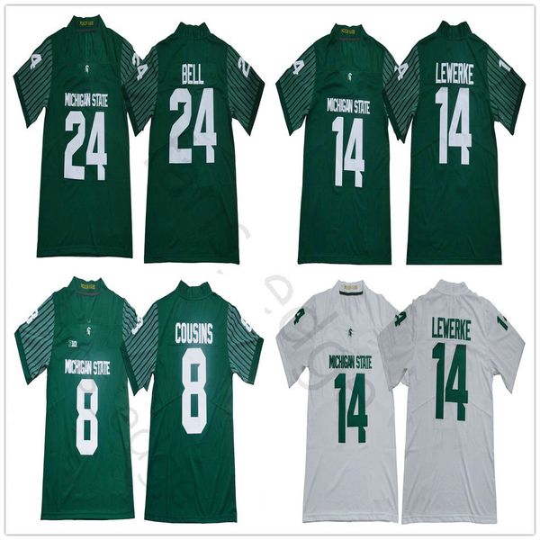 2018 2019 NCAA Michigan State Spartans #14 Brian Lewerke Jersey Green White Home Away 8 Kirk Cousins 24 LeVeon Bell College Football Jerseys
2018 2019 NCAA Michigan State Spartans #14 Brian Lewerke Jersey Green White Home Away 8 Kirk Cousins 24 LeVeon Bell College Football Jerseys
