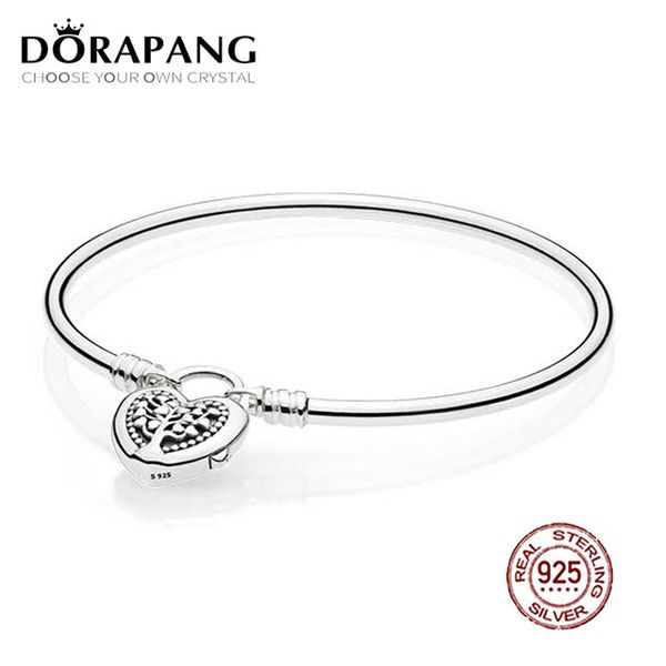 dorapang 2018 new 100% 925 sterling silver original limited edition flourishing heart padlock bangle moments fashion bracelet, Black
dorapang 2018 new 100% 925 sterling silver original limited edition flourishing heart padlock bangle moments fashion bracelet, Black