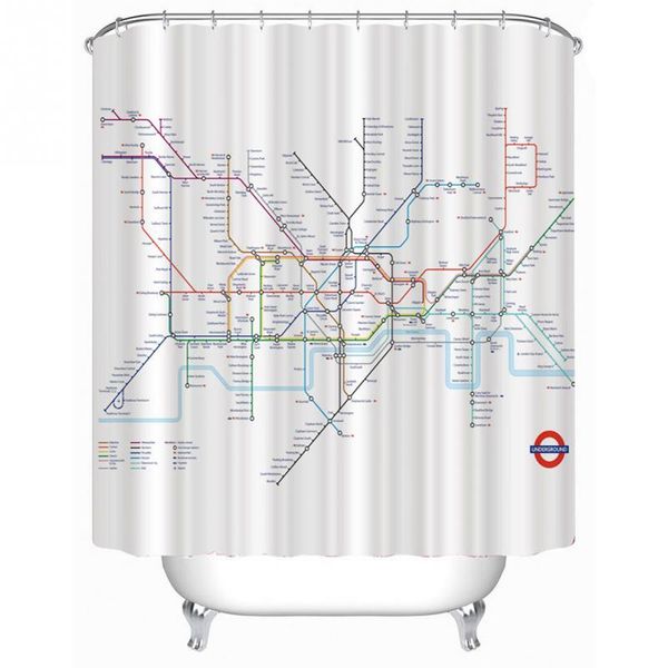 shower curtain subway tube map pattern bathroom waterproof polyester bathroom curtain with 12 hooks
shower curtain subway tube map pattern bathroom waterproof polyester bathroom curtain with 12 hooks