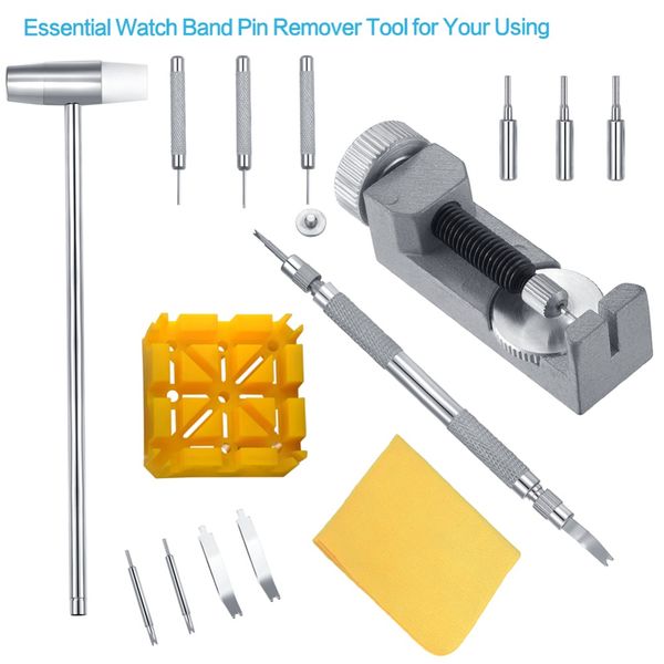 watch band tool kit - watch link remover spring bar tool set for repair and band replacement
watch band tool kit - watch link remover spring bar tool set for repair and band replacement