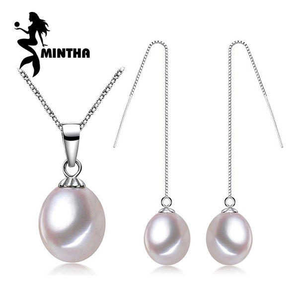 mintha pearl jewelry sets,natural pearl pendant necklace women/silver earrings,party long earrings fine jewelry, Black
mintha pearl jewelry sets,natural pearl pendant necklace women/silver earrings,party long earrings fine jewelry, Black