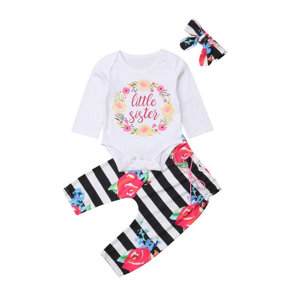 newborn baby girls clothes set autumn long sleeve floral letter bodysuit striped pants headband girls clothing outfits 3pcs, White
newborn baby girls clothes set autumn long sleeve floral letter bodysuit striped pants headband girls clothing outfits 3pcs, White