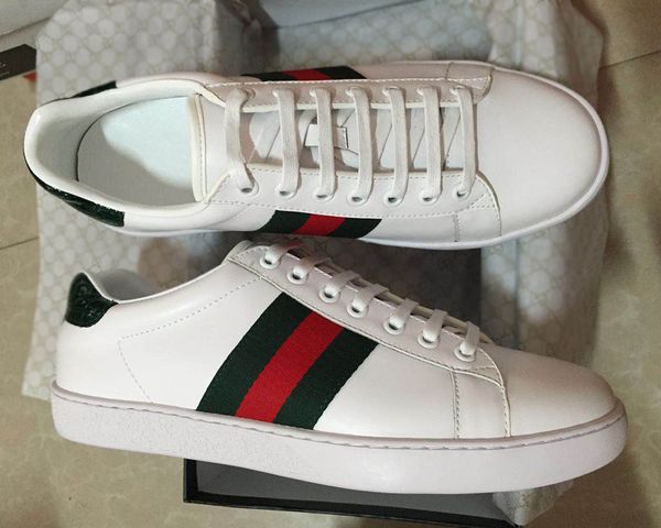 Green Designer Shoes Top Quality Stripe Embroidered Men Women Gift ACE Genuine Leather Designer Sneakers White waking Casual Shoes
Green Designer Shoes Top Quality Stripe Embroidered Men Women Gift ACE Genuine Leather Designer Sneakers White waking Casual Shoes