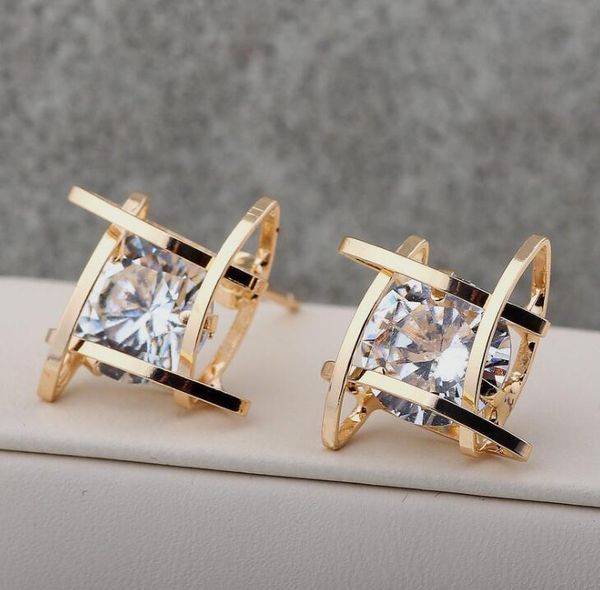 europe fashion jewelry women's zircon stud earrings lady's square silver gold color earrings s82, Golden;silver
europe fashion jewelry women's zircon stud earrings lady's square silver gold color earrings s82, Golden;silver
