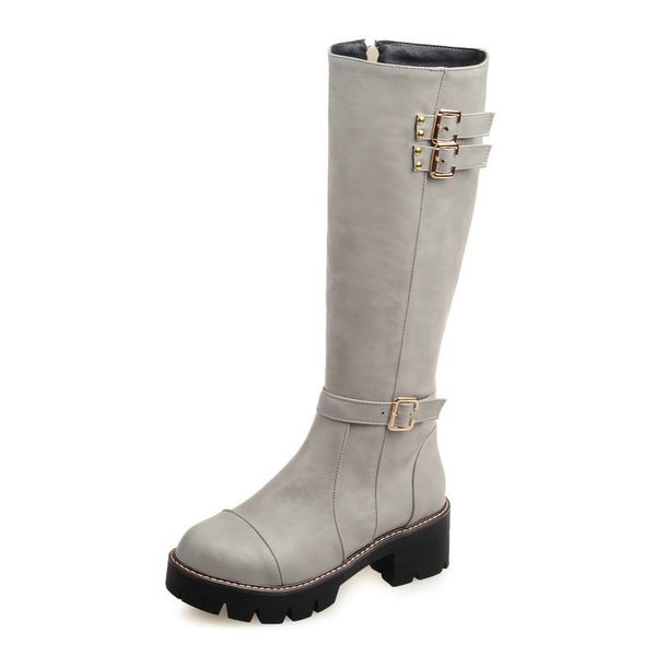 women erogenous knee high women boots round toe 5cm med heel women shoes spring autumn casual shoes large size, Black
women erogenous knee high women boots round toe 5cm med heel women shoes spring autumn casual shoes large size, Black