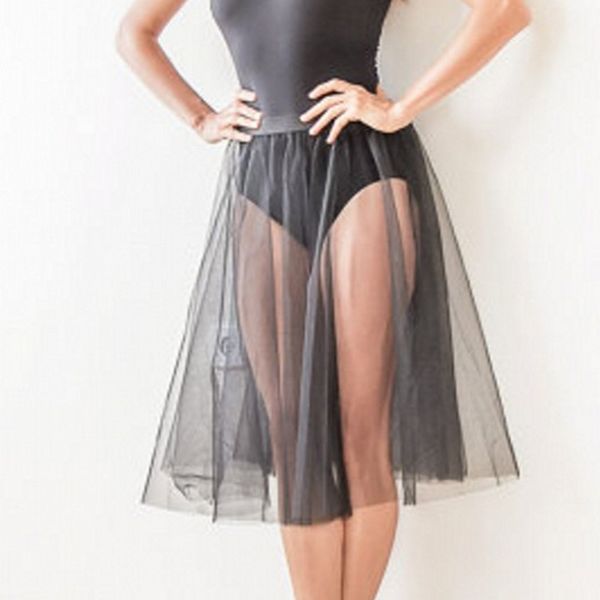 one layer women's skirt custom made formal party skirts, Black
