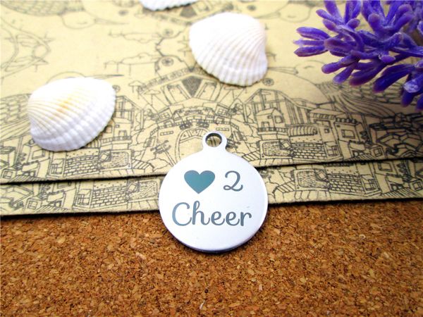 20pcs--"heart 2 cheer"stainless steel charms more style for choosing diy charms pendants for necklace, Bronze;silver
20pcs--"heart 2 cheer"stainless steel charms more style for choosing diy charms pendants for necklace, Bronze;silver