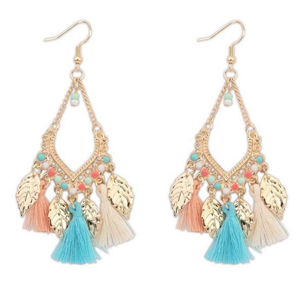 new fashion women bohemia colorful feathers gold plated earrings tassels long dangle earings tassel chandelier earrings, Silver
new fashion women bohemia colorful feathers gold plated earrings tassels long dangle earings tassel chandelier earrings, Silver