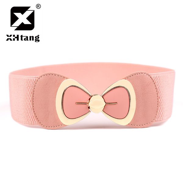 xhtang brand 2018 new women fashion bowknot buckle pu leather waistband wide elastic stretch waist belt amazing, Black;brown
xhtang brand 2018 new women fashion bowknot buckle pu leather waistband wide elastic stretch waist belt amazing, Black;brown