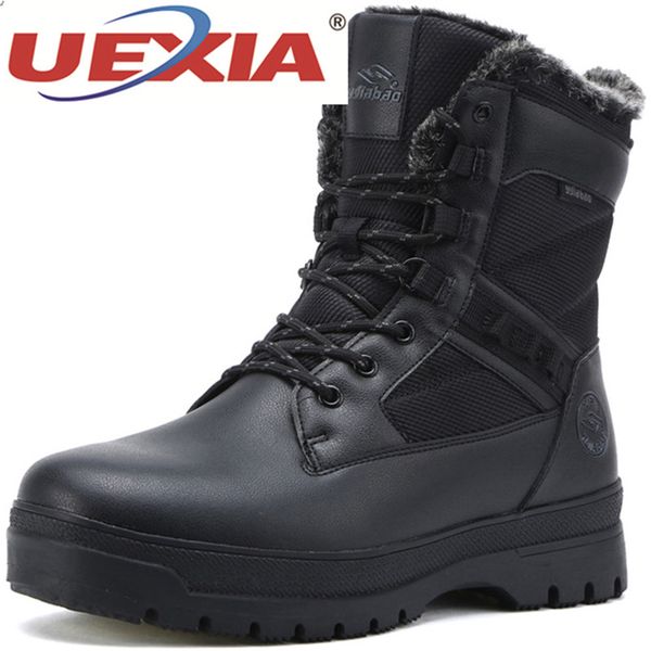 uexia fashion winter snow boots men shoes warm winter plush fur mens cotton sneakers mid-calf casual mens boots footwear, Black
uexia fashion winter snow boots men shoes warm winter plush fur mens cotton sneakers mid-calf casual mens boots footwear, Black