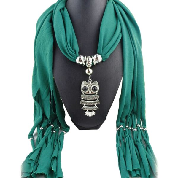 2018 new womens necklace scarf owl pendant tassels wrap shawl with vintage charm elegant fashion soft long lady scarf
2018 new womens necklace scarf owl pendant tassels wrap shawl with vintage charm elegant fashion soft long lady scarf