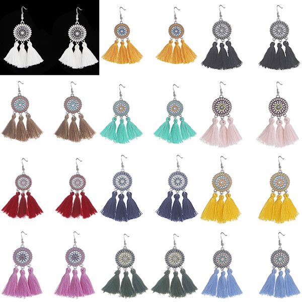 fashion sun flower tassel dream catcher long earrings alloy drops bohemian earrings for women jewelry gift support fba drop shipping h722f, Silver
fashion sun flower tassel dream catcher long earrings alloy drops bohemian earrings for women jewelry gift support fba drop shipping h722f, Silver