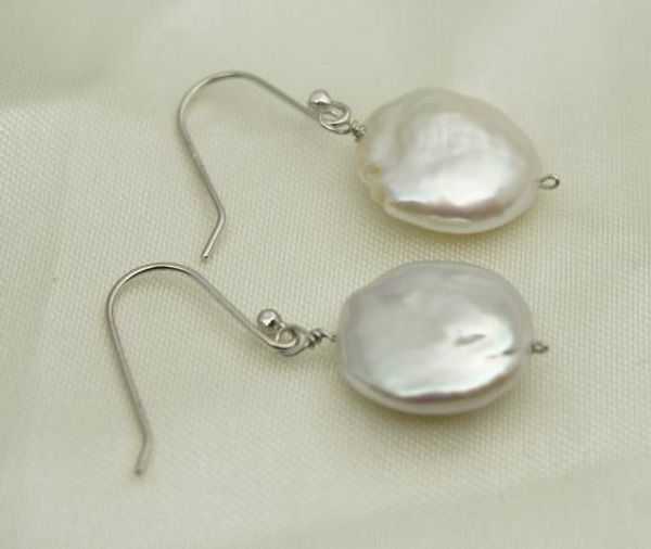 new arriver pearl earrings,white color coin freshwater pearl 925 silver dangle earring
new arriver pearl earrings,white color coin freshwater pearl 925 silver dangle earring