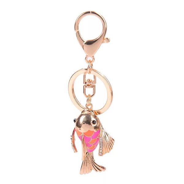 new creative fashion cute fish keychain crystal fish car key ring female bag pendant accessories key chains, Silver
new creative fashion cute fish keychain crystal fish car key ring female bag pendant accessories key chains, Silver