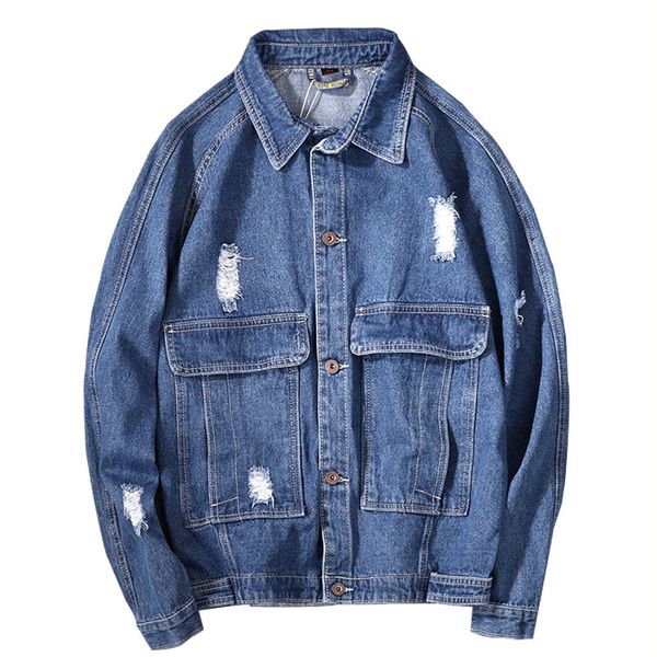 moruancle fashion men ripped jean jackets with holes distressed denim trucker jacket outerwear for man washed blue size s-xxl, Black;brown
moruancle fashion men ripped jean jackets with holes distressed denim trucker jacket outerwear for man washed blue size s-xxl, Black;brown