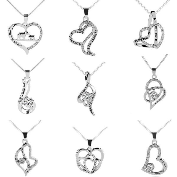 2018 new fashion mothert necklace heart rhinestone pendant mama bear silver necklaces for mothers day gift
2018 new fashion mothert necklace heart rhinestone pendant mama bear silver necklaces for mothers day gift