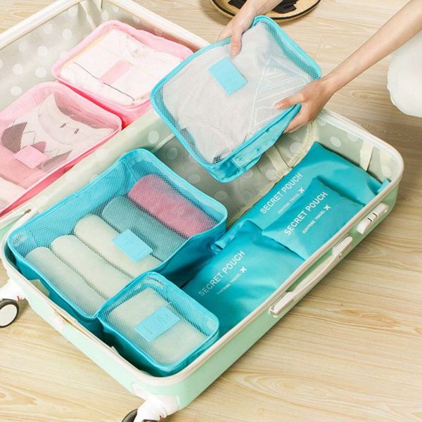 6 pcs travel bag set waterproof underwear organizer pouch portable travel bags colors
6 pcs travel bag set waterproof underwear organizer pouch portable travel bags colors