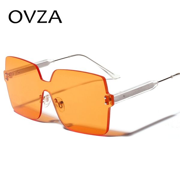 ovza oversized sunglasses frameless translucent lens glasses fashion accessories men women cool sunglasses square yellow s2007, White;black
ovza oversized sunglasses frameless translucent lens glasses fashion accessories men women cool sunglasses square yellow s2007, White;black
