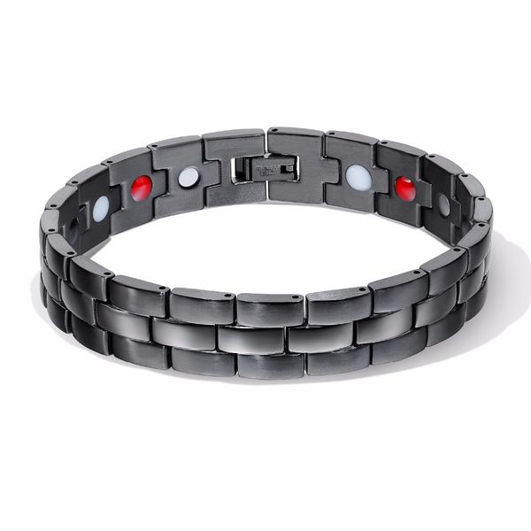 nice quality health power bracelet for men black negative ion far infrared titanium magnetic therapy bracelets magnet jewelry, Golden;silver
nice quality health power bracelet for men black negative ion far infrared titanium magnetic therapy bracelets magnet jewelry, Golden;silver