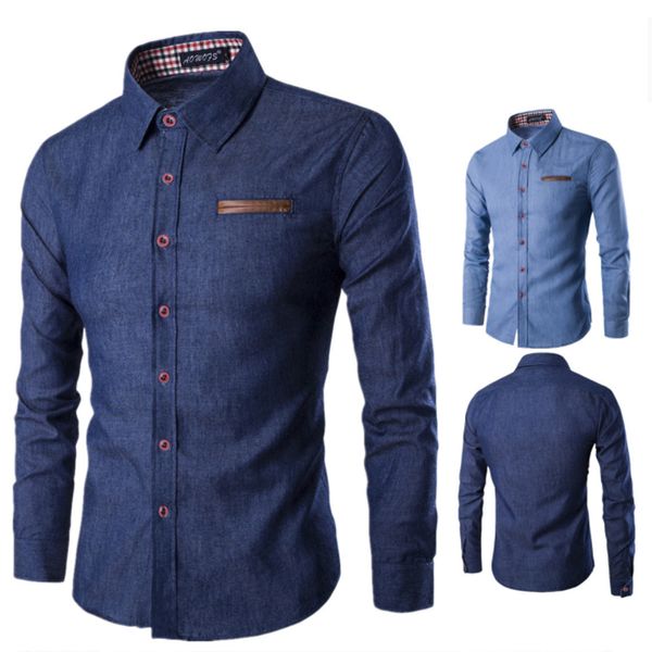 new fashion brand men single breasted shirt pocket fight leather dress shirt long sleeve slim fit camisa masculina casual male shirts xxxl, White;black
new fashion brand men single breasted shirt pocket fight leather dress shirt long sleeve slim fit camisa masculina casual male shirts xxxl, White;black