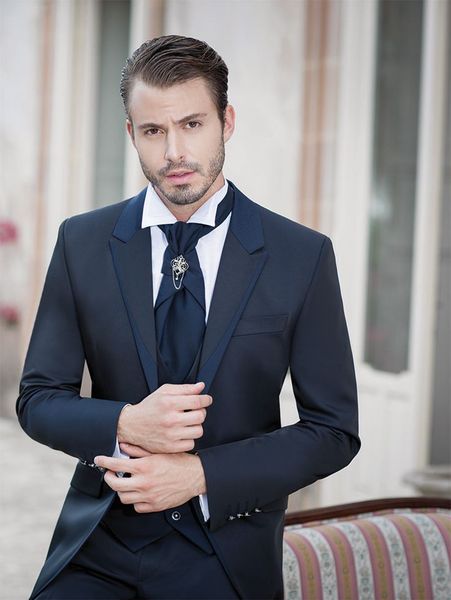 black navy blue men suits wedding suits business suits blazer custom bridegroom tailored tuxedo terno masculino 3 pieces jacket+pants+vest, Black;gray
black navy blue men suits wedding suits business suits blazer custom bridegroom tailored tuxedo terno masculino 3 pieces jacket+pants+vest, Black;gray