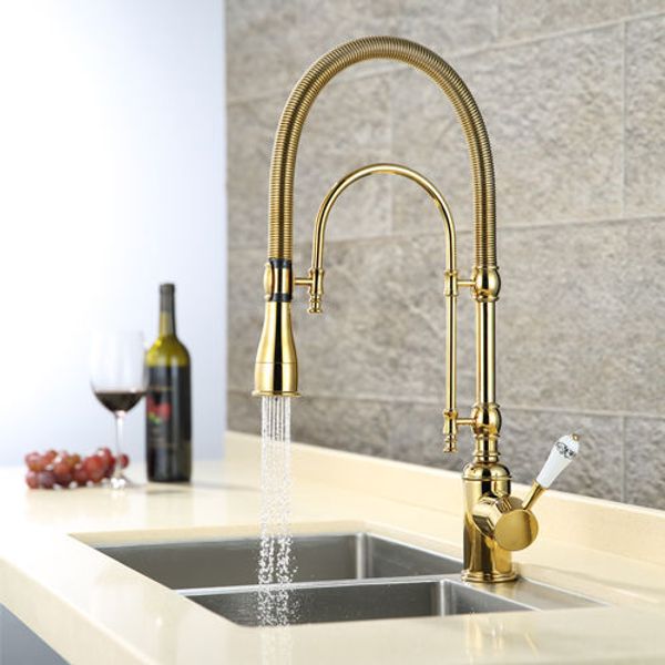 rozinsanitary gold brass kitchen sink faucet single ceramic handle single hole swivel spout mixer tap luxury
rozinsanitary gold brass kitchen sink faucet single ceramic handle single hole swivel spout mixer tap luxury