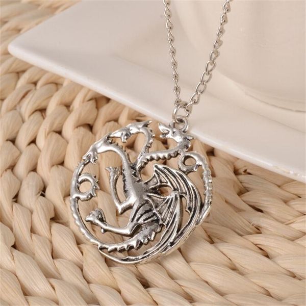 the song of ice and fire necklace game of thrones necklaces for women daenerys targaryen dragon necklace silver color
the song of ice and fire necklace game of thrones necklaces for women daenerys targaryen dragon necklace silver color
