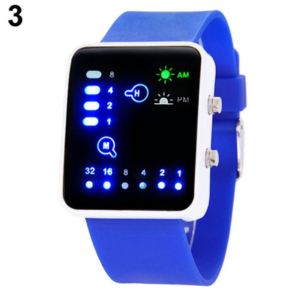 popular mens womens binary number blue led wristwatches silicone band quartz wrist watch no181 5v4y smt 89, Slivery;brown
popular mens womens binary number blue led wristwatches silicone band quartz wrist watch no181 5v4y smt 89, Slivery;brown