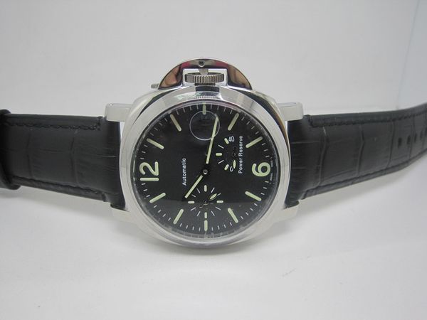 Classic Men's Watch High quality Mechanical movement luxury watches black dial leather band Wristwatch PA03
Classic Men's Watch High quality Mechanical movement luxury watches black dial leather band Wristwatch PA03