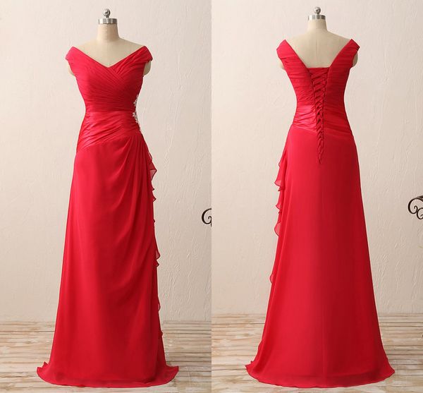 stunning red chiffon mother of the bride groom dresses pleated open back with corset beaded floor length prom evening formal gowns cheap, Black;red
stunning red chiffon mother of the bride groom dresses pleated open back with corset beaded floor length prom evening formal gowns cheap, Black;red