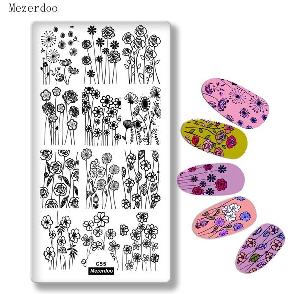mezerdoo flower series dandelion leaves flowers bouquet shape beauty printing nail designs template stencil beauty plate c55, White
mezerdoo flower series dandelion leaves flowers bouquet shape beauty printing nail designs template stencil beauty plate c55, White