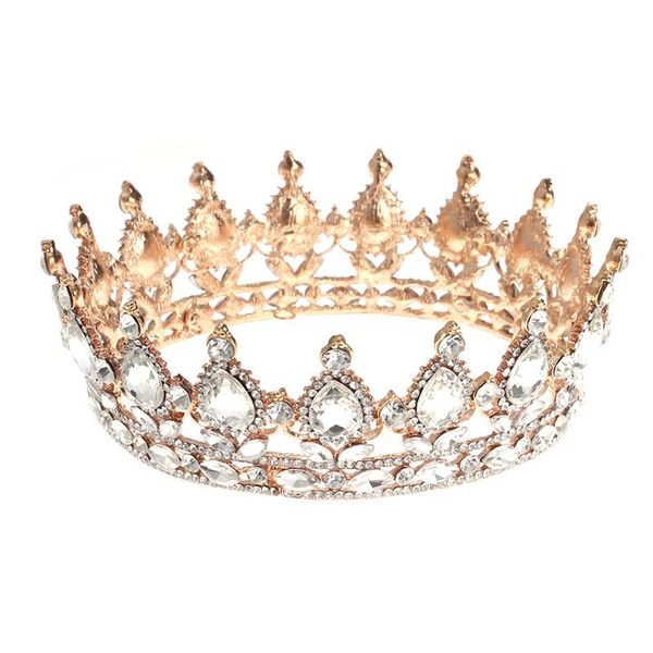 crystal queen tiara glittering jewelries decoration vintage crystal rhinestone bridal crown bling for wedding engagement c18110901, Golden;white
crystal queen tiara glittering jewelries decoration vintage crystal rhinestone bridal crown bling for wedding engagement c18110901, Golden;white