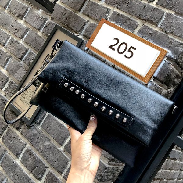 benviched handbag korean edition clutch bag 2018 new fashion pure color ladies rivets chain inclined single shoulder bag c172
benviched handbag korean edition clutch bag 2018 new fashion pure color ladies rivets chain inclined single shoulder bag c172