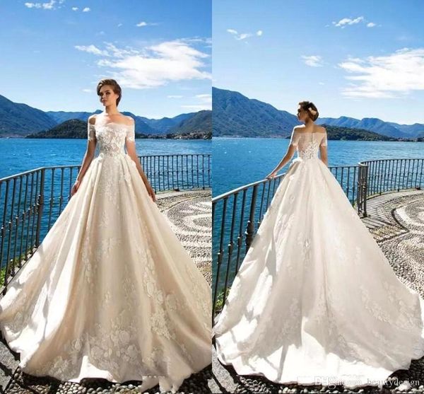 white/ivory lace appliqued a-line wedding dresses ball gown wedding dress lace beach bridal gown chapel train custom made bc0241
white/ivory lace appliqued a-line wedding dresses ball gown wedding dress lace beach bridal gown chapel train custom made bc0241