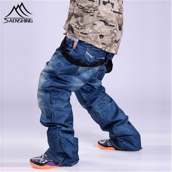 saenshing winter ski pants jean men waterproof windproof warm bib snowboard pants male breathable skiing snowboarding trousers
saenshing winter ski pants jean men waterproof windproof warm bib snowboard pants male breathable skiing snowboarding trousers