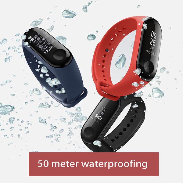 2018 New Xiaomi Mi Band 3 Fitness Tracker Smart Bracelet 0.78" OLED Touch Screen 50M Waterproof Miband 3 Smart Wristband
2018 New Xiaomi Mi Band 3 Fitness Tracker Smart Bracelet 0.78" OLED Touch Screen 50M Waterproof Miband 3 Smart Wristband