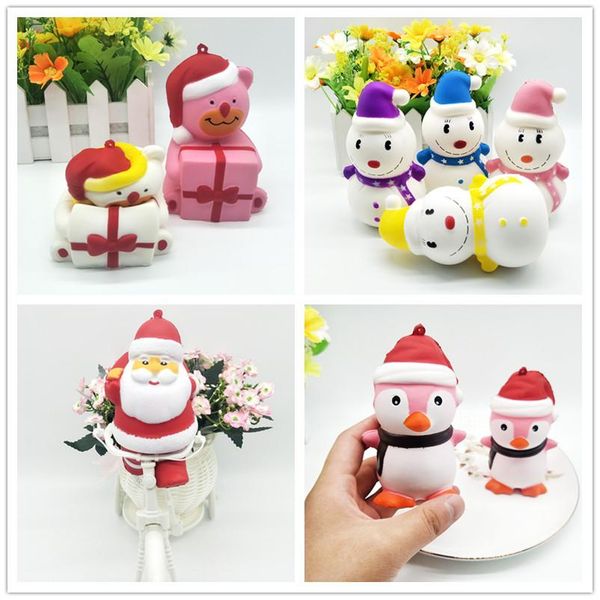 DHL040 Squishy cartoon children toys kids Christmas gift Santa Claus inched back teddy bear snowman penguin Decompression toy
DHL040 Squishy cartoon children toys kids Christmas gift Santa Claus inched back teddy bear snowman penguin Decompression toy