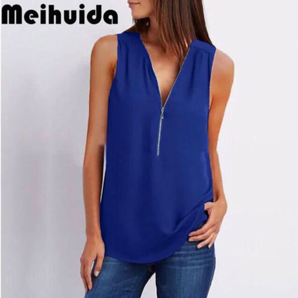 hirigin 2018 fashion women casual summer loose sleeveless chiffon blouse vest s-xl amanda0928, White
hirigin 2018 fashion women casual summer loose sleeveless chiffon blouse vest s-xl amanda0928, White