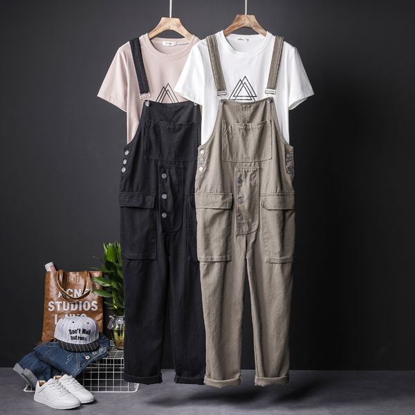 hip hop streetwear harem pants 2018 spring autumn fashion mens loose suspenders overalls trousers male bib jumpsuit 042502, Black
hip hop streetwear harem pants 2018 spring autumn fashion mens loose suspenders overalls trousers male bib jumpsuit 042502, Black