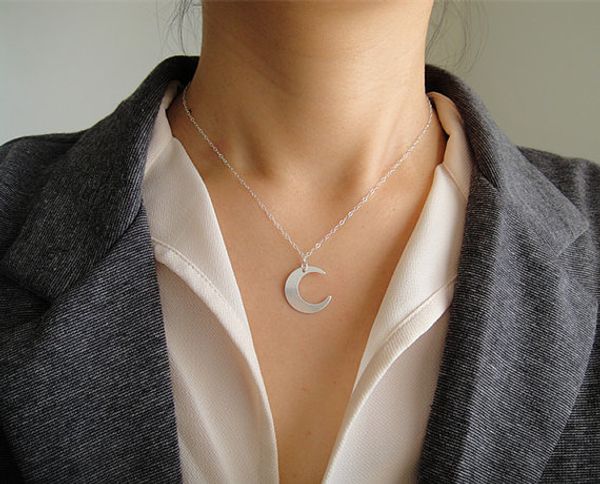 30pcs geometric half moon pendant charm necklace cute tiny crescent-moon galaxy-moon necklace clavicle jewelry for ladies girls, Silver
30pcs geometric half moon pendant charm necklace cute tiny crescent-moon galaxy-moon necklace clavicle jewelry for ladies girls, Silver