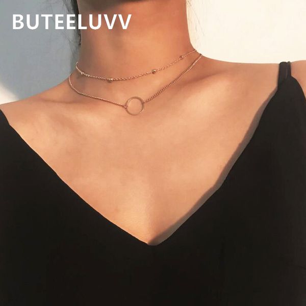 buteeluvv minimalist round collar chain necklace for women vintage 2 layered gold color beads chain choker necklace jewelry, Silver
buteeluvv minimalist round collar chain necklace for women vintage 2 layered gold color beads chain choker necklace jewelry, Silver