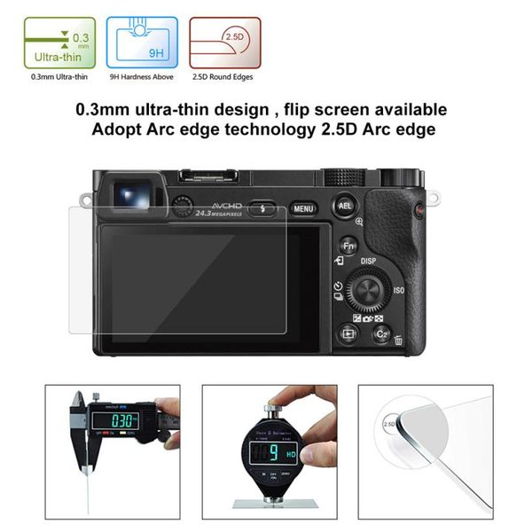 ultra-clear anti-scratch 9h tempered glass screen protector film for sony a6000 a6300 a5000 camera
ultra-clear anti-scratch 9h tempered glass screen protector film for sony a6000 a6300 a5000 camera
