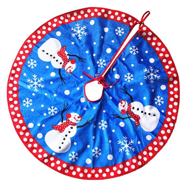 2 pcs / lot 2016 new 80cm christmas tree skirt blue snowman snowflake xmas oranments supplies polyester plush natal
2 pcs / lot 2016 new 80cm christmas tree skirt blue snowman snowflake xmas oranments supplies polyester plush natal