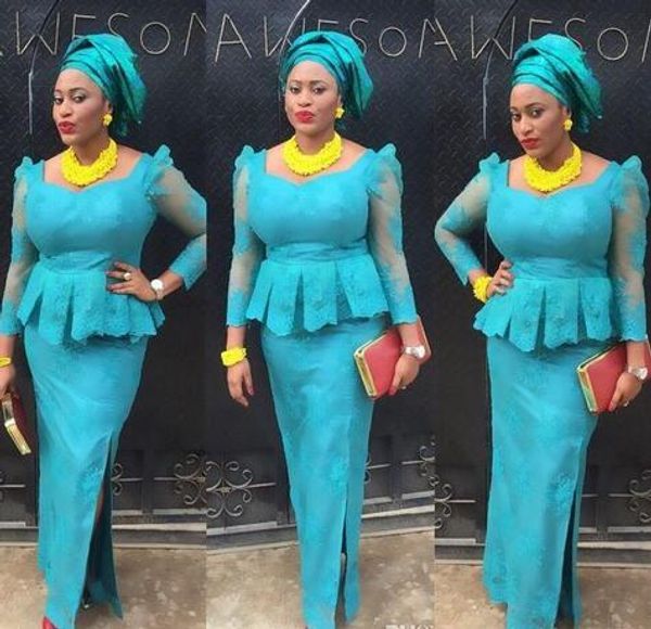 elegant blue evening formal dresses gowns for black women plus size african nigerian lace dress slits long sleeves prom dress, Black;red
elegant blue evening formal dresses gowns for black women plus size african nigerian lace dress slits long sleeves prom dress, Black;red