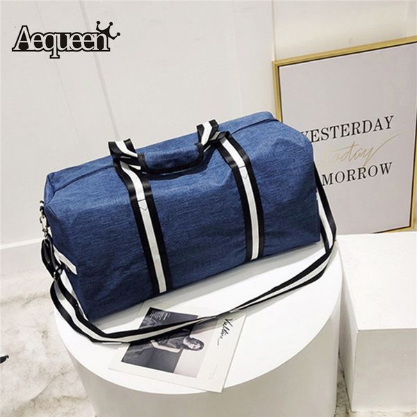 aequeen striped nylon travel bag for women mens luggage traveling duffel large capacity totes carry on leisure bags lady female
aequeen striped nylon travel bag for women mens luggage traveling duffel large capacity totes carry on leisure bags lady female